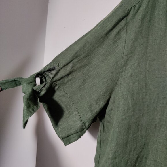 Women's Brora Linen Top UK 12-14, US 10-12 - Picture 4 of 9